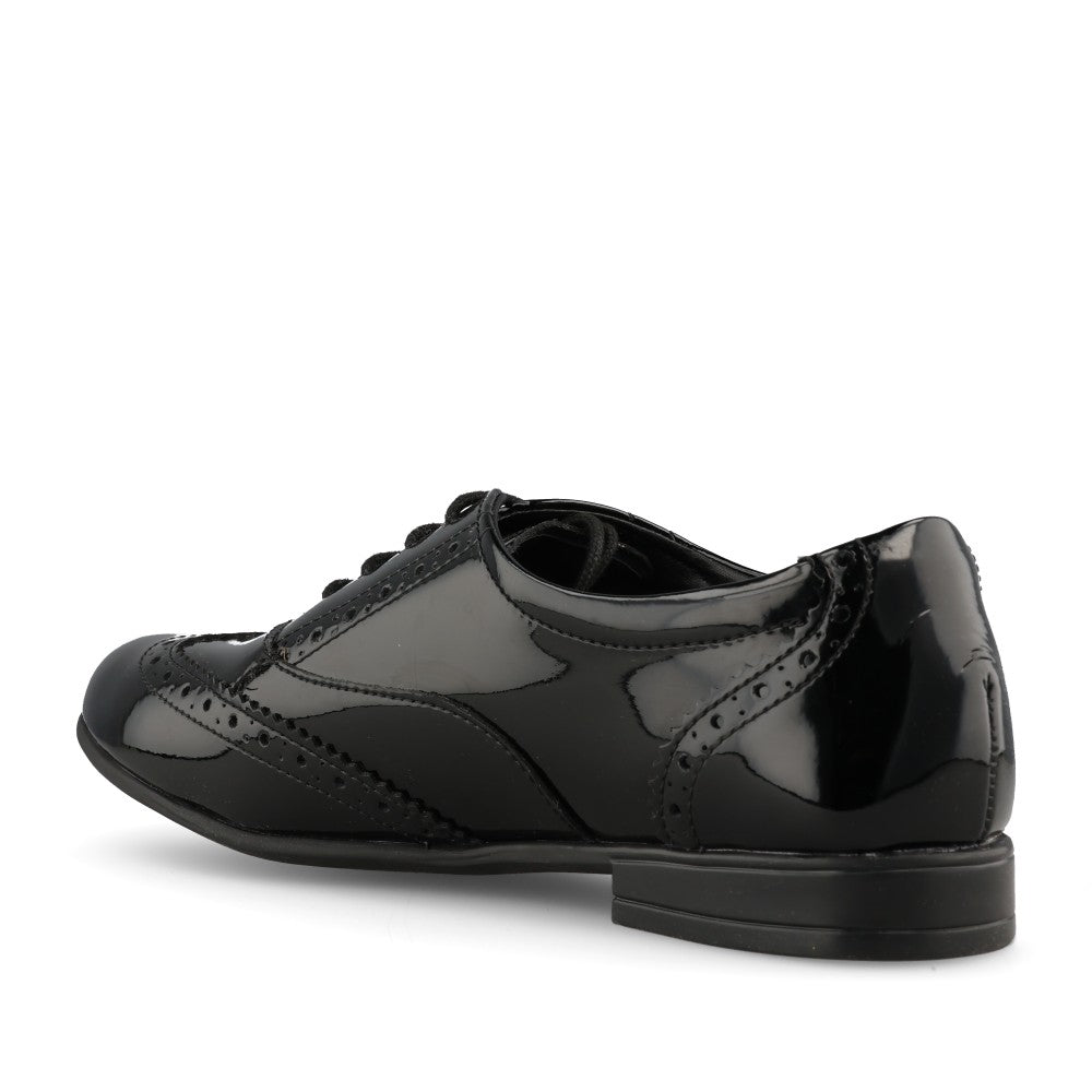 Start Rite Girls Matilda M-FIT Brogue in Black Patent