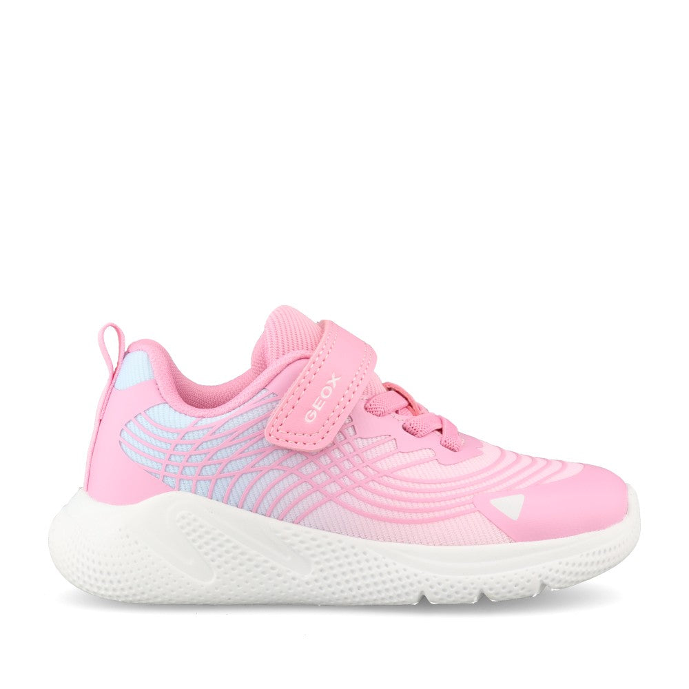 Geox Girls Sprintye B664TA Trainer In Pink