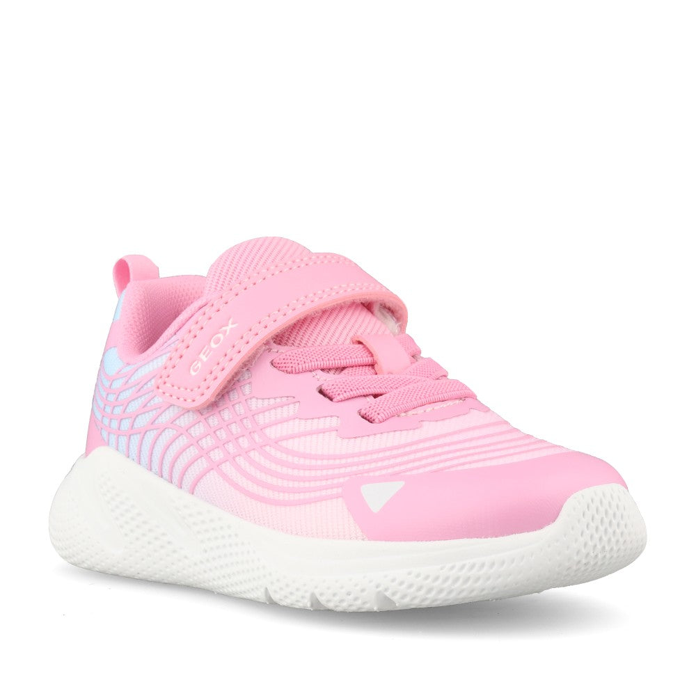 Geox Girls Sprintye B664TA Trainer In Pink
