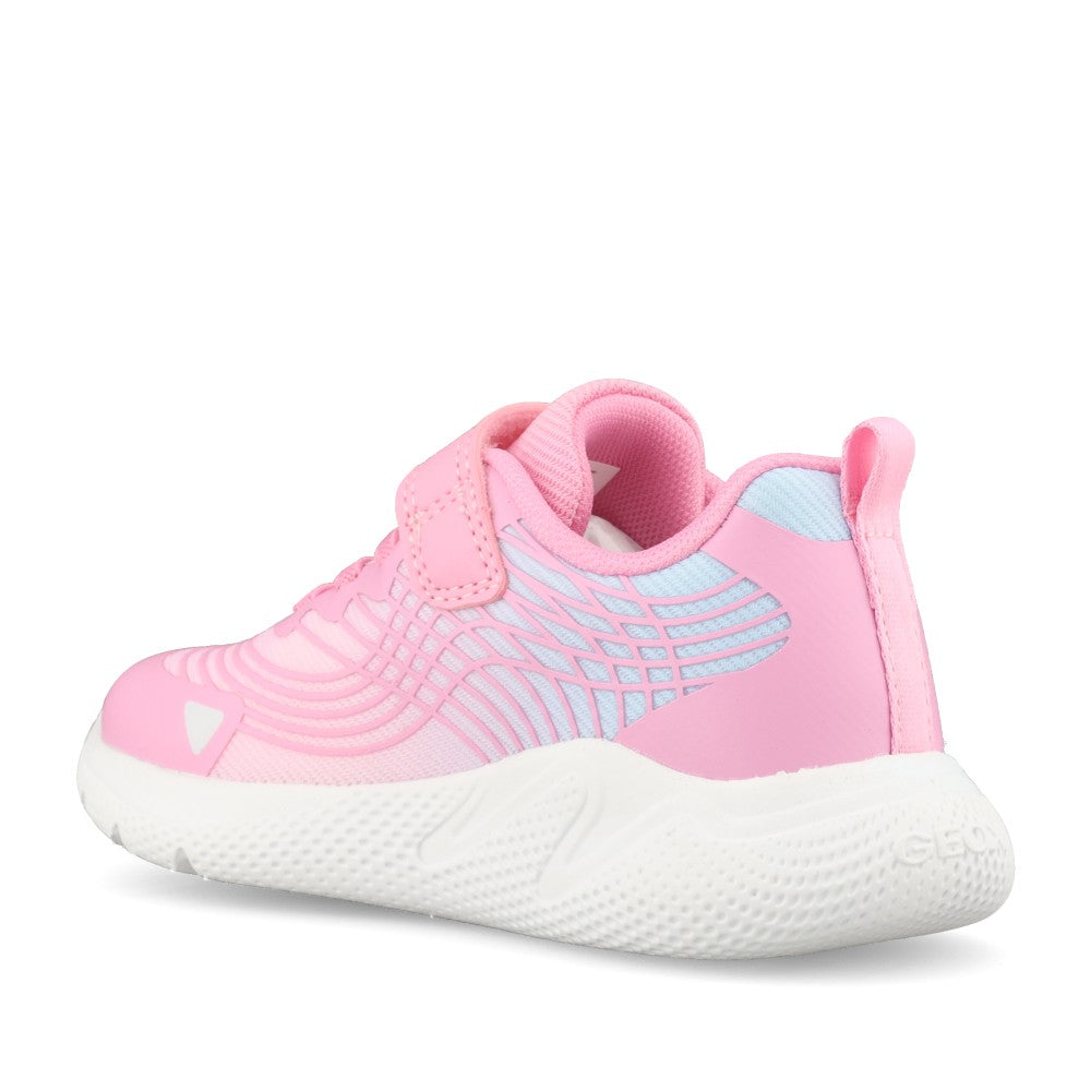Geox Girls Sprintye B664TA Trainer In Pink