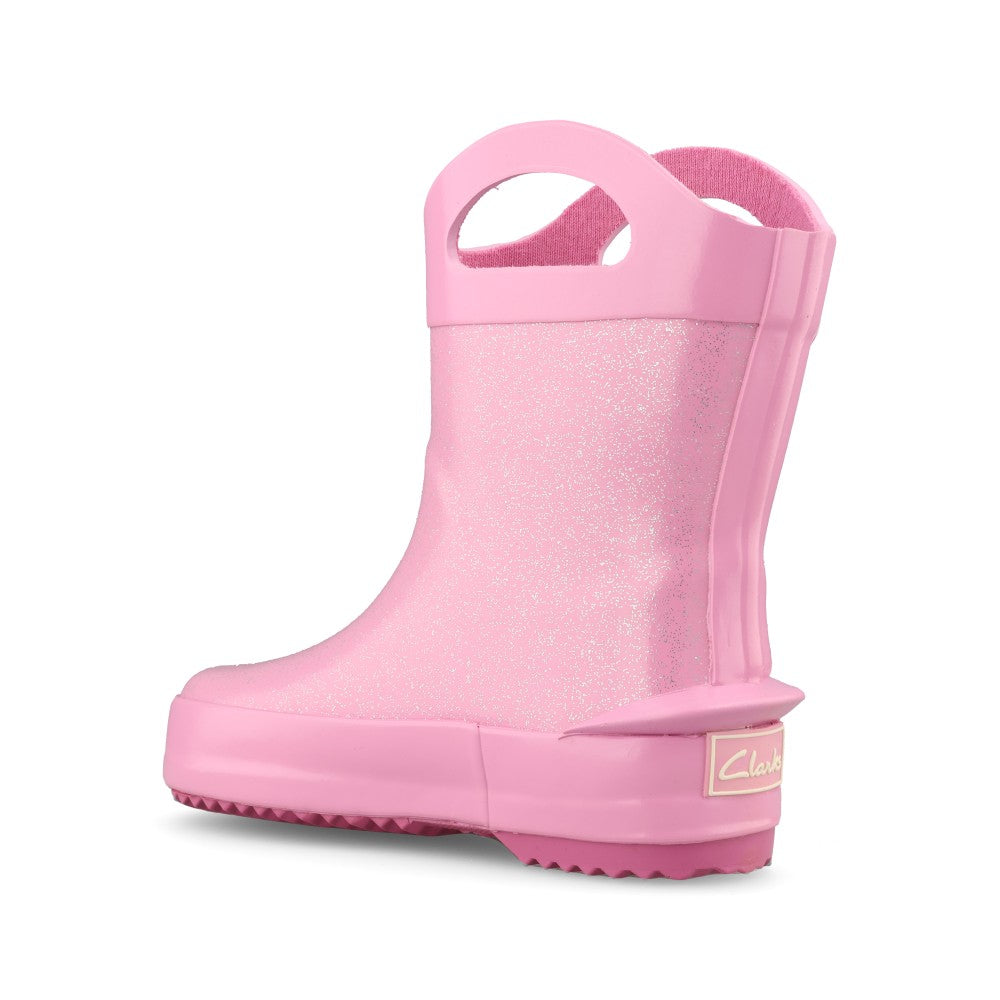Clarks Girls Tarri Dash T G-Fit Welly in Pink