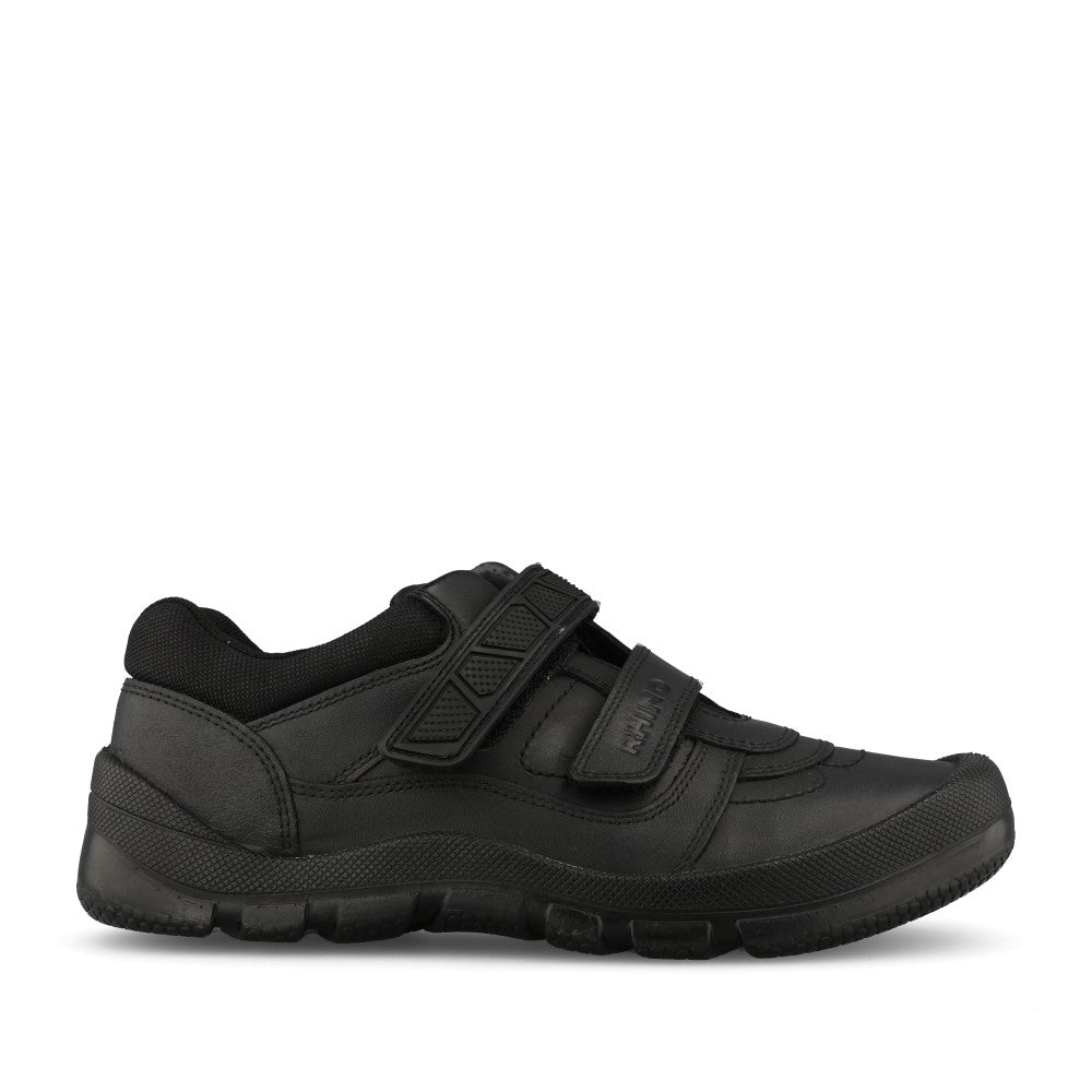 Start Rite Boys Warrior F-FIT Leather Double Strap in Black