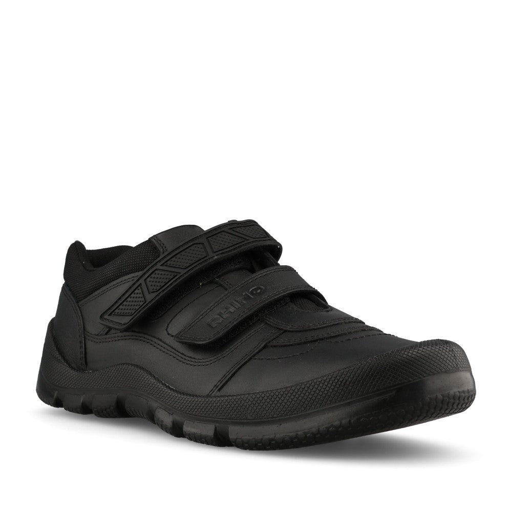 Start Rite Boys Warrior G-FIT Leather Double Strap in Black