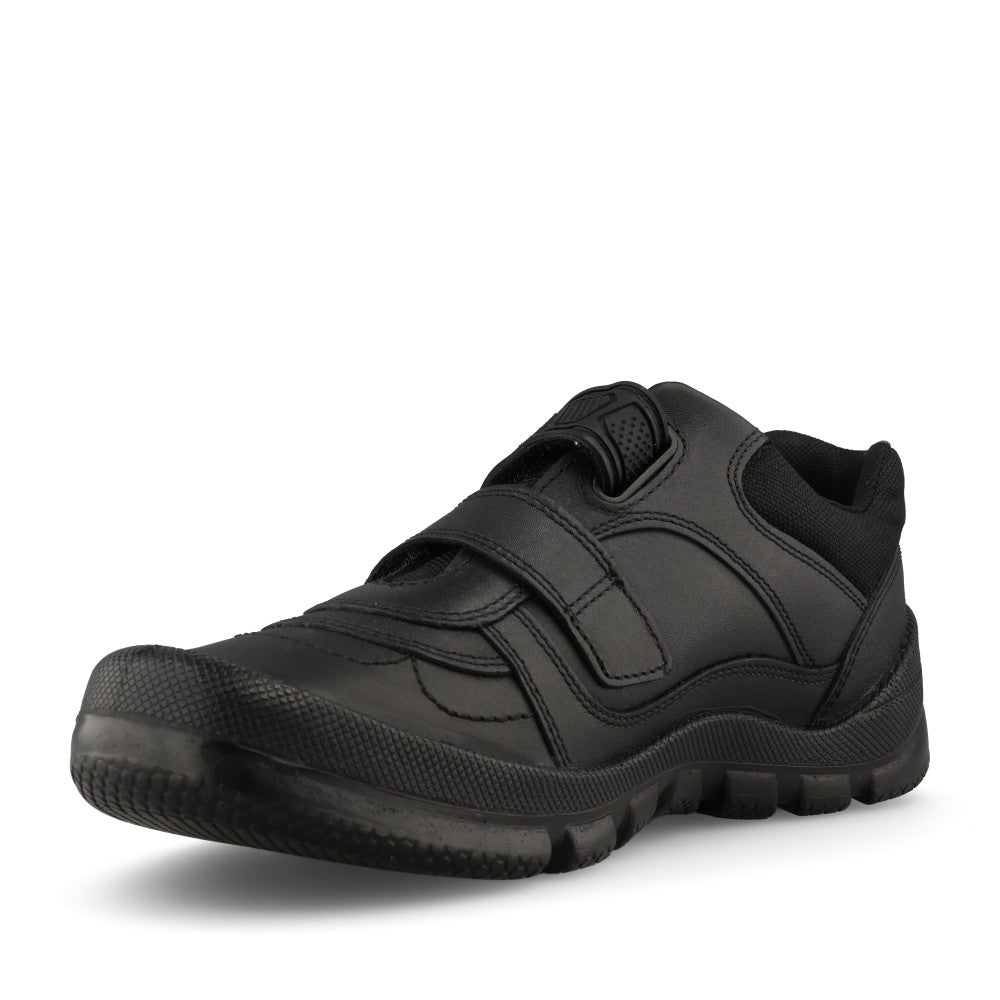 Start Rite Boys Warrior G-FIT Leather Double Strap in Black