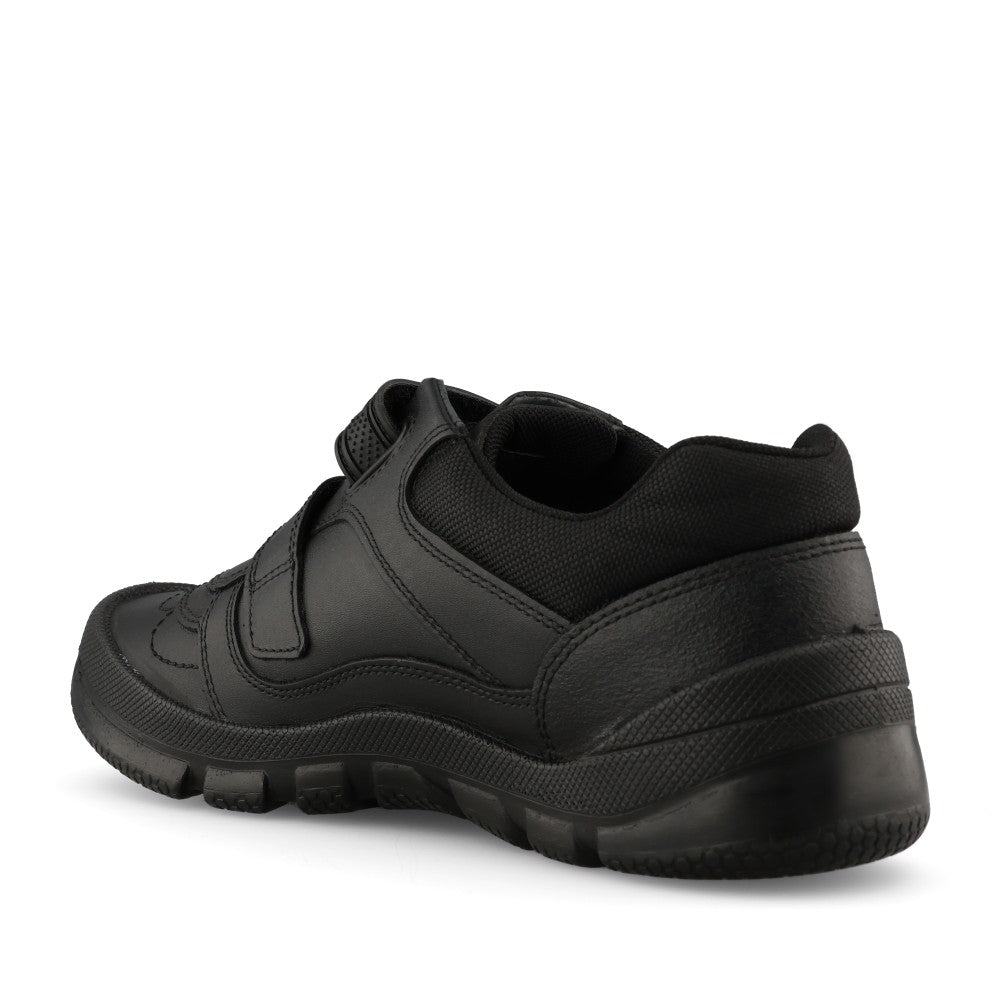 Start Rite Boys Warrior F-FIT Leather Double Strap in Black